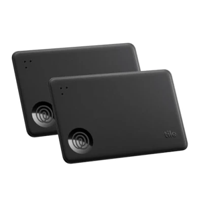 Abbildung von Tile by Life360 Slim (2024) Geldbörsenfinder, Bluetooth Tracker und Gegenstandsfinder für Gepäckanhänger, Reisepässe mehr, iOS &amp; Android kompatibel, Handy Finder, 1er Pack (Schwarz)
