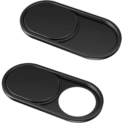 Abbildung von CloudValley Webcam Abdeckung, 0.6mm Ultra Dünn Metall Slider Kamera Cover Zubehör für Laptop, MacBook Pro*, Air, iPad Handy, Tablet, Mac, PC 2Stück