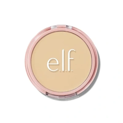 Abbildung von e.l.f. Halo Glow Powder Filter, Gepresster Finishing Puder, Aufbaubare Deckkraft, Verfeinert das Porenbild, Mit Velours Puderquaste und Spiegel, Vegan &amp; Tierversuchsfrei, Fair Warm