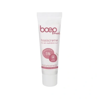 Abbildung von boep med Basiscreme PETA Beauty Award für die beste vegane Gesichtscreme Basispflege Problemhaut wie Neurodermitis oder Rosacea Sehr trockene &amp; juckende Haut Zertifizierte Naturkosmetik