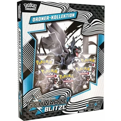 Abbildung von Pokémon Sammelkartenspiel: Ordner Kollektion Karmesin &amp; Purpur Schwarze Blitze (Zekrom 5 Boosterpacks)