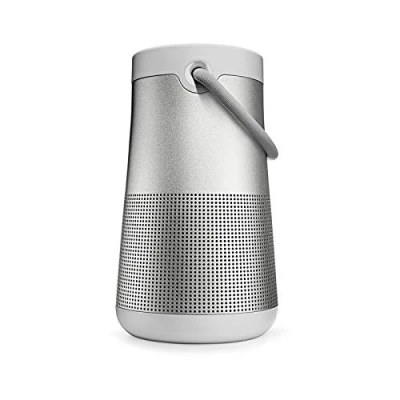 Abbildung von Bose SoundLink Revolve+ (Serie II) Bluetooth speaker Tragbarer, wasserabweisender kabelloser Lautsprecher mit langer Akkulaufzeit, Silber