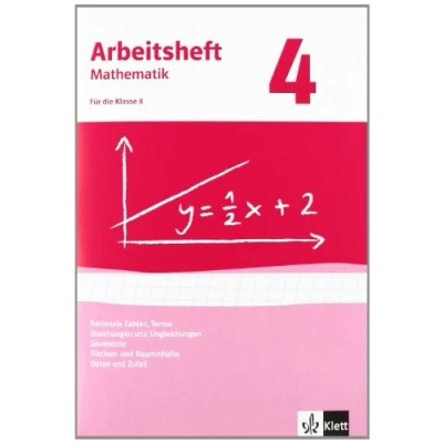 Abbildung von Rationale Zahlen, Terme, Gleichungen/Ungleichungen, Flächen /Rauminhalt. Ausgabe ab 2009: Arbeitsheft mit Lösungsheft Klasse 8 (Arbeitsheft Mathematik)