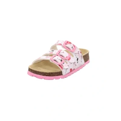 Abbildung von Superfit Fussbettpantoffel Hausschuh, Weiß/Rosa 1090, 26 EU