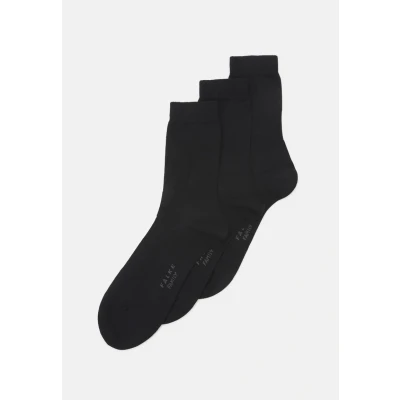 Abbildung von Falke Family 3PACK Everyday Casual Socken, Damen, Größe: 35 38, Black