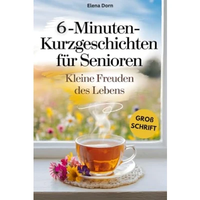 Abbildung von 6 Minuten Kurzgeschichten für Senioren: Kleine Freuden des Lebens Liebevolle Geschichten zum Lächeln und Erinnern in Großschrift beste Lesbarkeit