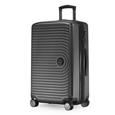 Abbildung von HAUPTSTADTKOFFER Mitte Großer Hartschalenkoffer, TSA, 4 Rollen, Check In Gepäck mit 8 cm Volumenerweiterung, 77cm, 130 Liter, Graphite