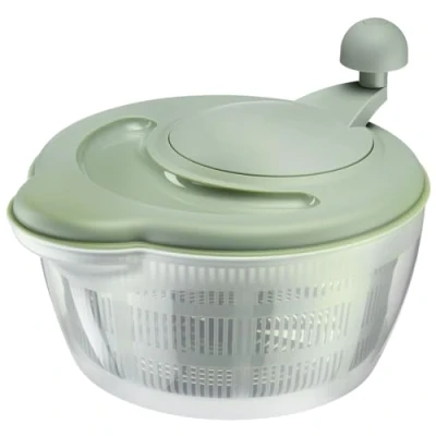 Abbildung von Westmark 2432224M Salatschleuder, Fassungsvermögen: 5 Liter, ø 26 cm, Kunststoff, BPA frei, Fortuna, Mint Grün, Standard