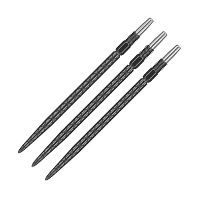 Abbildung von Target Darts Swiss Points, Diamond Pro Point Dartspitzen (3er Pack Spitzen) 26MM, Schwarz Wechsel Dartspitzen, Profi Dart Zubehör