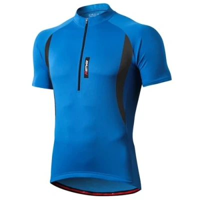 Abbildung von MEETWEE Herren Radtrikot Fahrradtrikot Kurzarm, Fahrradbekleidung Fahrrad Trikot T Shirt für Männer, Atmungsaktive Cycling Jersey Schnell Trocknen Radsport Bekleidung