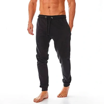 Abbildung von Iron Mountain IMPNT206 Herren Recycelte Garn Öko freundliche Jogginghose mit Bündchen, Hellgrau, S