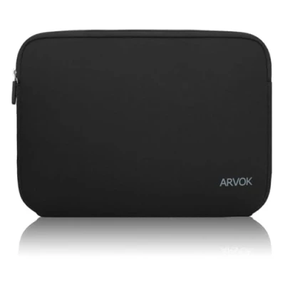 Abbildung von Arvok 15 15,6 16 Zoll Laptoptasche Schutzhülle Wasserdicht Neoprene, Laptop Sleeve Case Laptophülle Notebook Hülle Tasche für Acer/Asus/Dell/Fujitsu/Lenovo/HP/Samsung,Schwarz