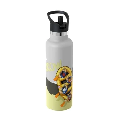 Abbildung von Super Sparrow Trinkflasche Edelstahl Ultraleicht Thermobecher 750ml Standardmund Stroh Deckel BPA Frei Thermoskanne, Thermosflasche für Sport, Travel, Schule, Outdoor