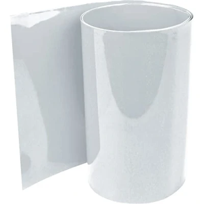 Abbildung von ISOLATECH PVC Schrumpfschlauch Meterware transparent ohne Kleber Flachmaß 60mm (Ø38,2mm) 1 Meter Schrumpfverhältnis 2:1 Set zum Isolieren von 18650 Akku Batterien unbeschriftet (Ø38,2mm Meter)