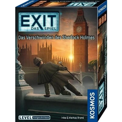 Abbildung von Kosmos 683269 EXIT Das Spiel Verschwinden des Sherlock Holmes, Level: Fortgeschrittene, Escape Room Spiel, Game Für 1 4 Spieler Ab 12 Jahre, EIN Einmaliges Gesellschaftsspiel