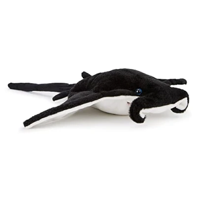 Abbildung von Zappi Co Plüsch Kinder Kuscheltier Weiches Kuschel Plüschtier Teil der Safari Tiere Kollektion, Perfekt für Kinder(33cm)(Manta)
