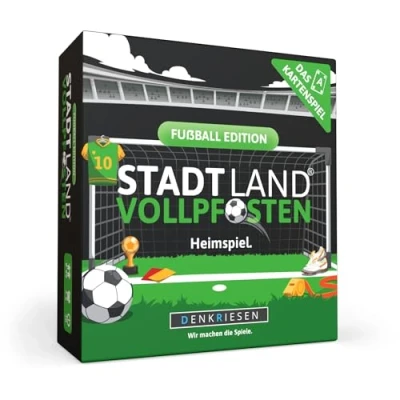 Abbildung von Stadt Land Vollpfosten® Das Kartenspiel Fußball Edition Ab 8 Jahren 3 6 Spieler Familienspiel