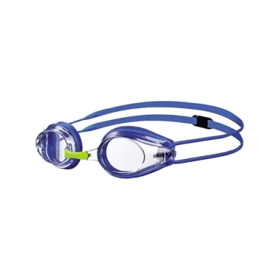 Abbildung von arena Tracks Junior Anti Fog Wettkampf Schwimmbrille für Kinder, mit UV Schutz, 4 Austauschbaren Nasenstegen, Silikon Dichtungen