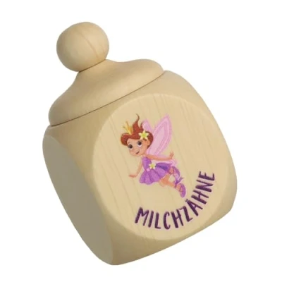 Abbildung von Spruchreif · Milchzahndose aus Holz mit Schraubdeckel und Gravur Kinder Zahndose für Milchzähne zur Aufbewahrung perfekt als kleines Geschenk Zahnfee