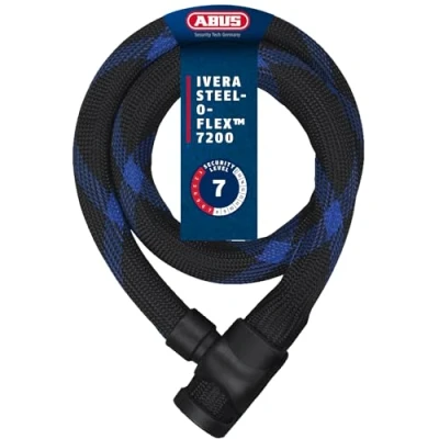 Abbildung von Abus Ivera Steel O Flex 7200/110, AB55138 Unisex, Nero, 110 cm, Schwarz