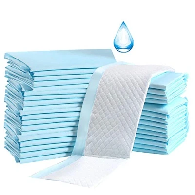 Abbildung von Baby Einweg Unterlage, 100 Stück, Inkontinenz Wickelunterlage, Babywindeln, Neugeborenen Einlagen, weich, atmungsaktiv, wasserdicht, auslaufsicher, schnell absorbierend, 33 x 45,7 cm