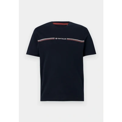 Abbildung von TOM Tailor Tshirt print, Herren, Größe: Small, Sky captain blue