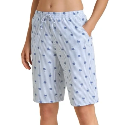 Abbildung von Calida Favourites Serenity Nachtwäsche Hose, Damen, Größe: 32/34, Hydrangea blue