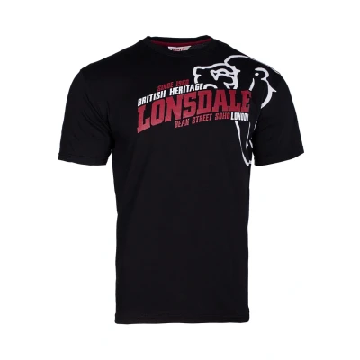 Abbildung von Lonsdale Herren Langarmshirt T Shirt Trägerhemd Walkey schwarz (Schwarz) X Large