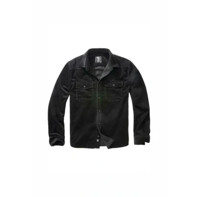 Abbildung von Brandit LONG Sleeve Hemd, Herren, Größe: Small, Black