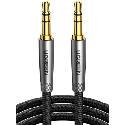 Abbildung von UGREEN 3,5mm Klinke auf Aux Kabel Stereo Audio Klinkenkabel für Autoradio, Kopfhörer, Galaxy A/M Serien, Redme Note Serie, PC, Tablets, Lautsprecher, MP3/ MP4 Player usw. (3m)