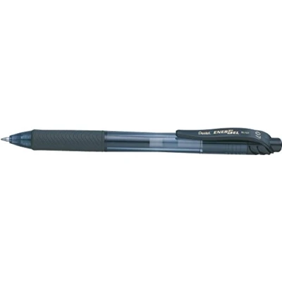 Abbildung von Pentel EnerGel X BL107 AX Gel Tintenroller, schwarz, 0,7 mm Strichstärke, Druckmechanik, nachfüllbar