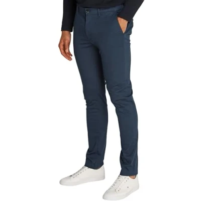 Abbildung von Tommy Hilfiger Bleecker Structure Chino, Herren, Größe: 34x32, Desert sky