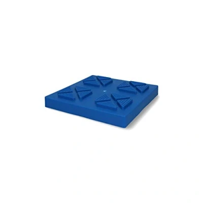 Abbildung von cartrend Caravan stapelbare Basisplatten, Unterlegplatten, Stützplatten, für Camping Stützböcke und Kurbelstütze, 4 Stück