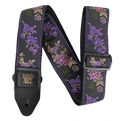 Abbildung von Ernie Ball Jacquard Gitarrengurt Lavender Blossom