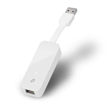 Abbildung von TP Link UE300 USB auf Ethernet Adapter, 3.0 zu RJ45 1000Mbps LAN Netzwerkadapter, Plug and Play in Windows 11/10, Mac OS und Linux OS, Faltbares tragbares Design