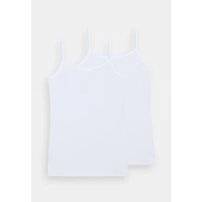 Abbildung von Schiesser Organic Cotton Teens Spaghetti TOPS 95/5 2 PACK Unterhemd/shirt für Kinder, Größe: 140, Weiß
