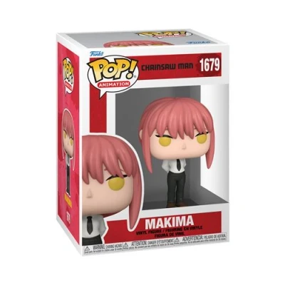 Abbildung von Funko Pop! Animation: CSM Makima Chainsaw Man Vinyl Sammelfigur Geschenkidee Offizielle Handelswaren Spielzeug Für Kinder und Erwachsene Anime Fans Modellfigur Sammler Display