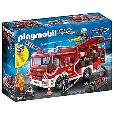Abbildung von PLAYMOBIL City Action 9464 Feuerwehr Rüstfahrzeug mit Licht und Sound, Ab 5 Jahren