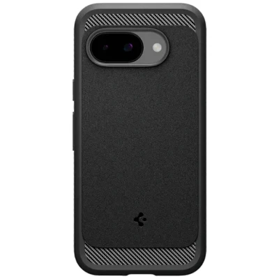 Abbildung von Spigen Rugged Armor Magfit TPU Back Cover Schwarz Google Pixel 9a