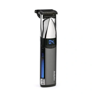 Abbildung von BaByliss Super X Metal Stubble Trimmer, beweglicher Schneidekopf, Japanischer Stahl, Gründlich und Sanft, für kurze Bärte Stoppeln, S996E