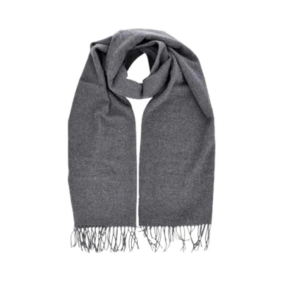 Abbildung von Marc O&#039;Polo Denim Scarf Solid Fringes Schal, Damen, Größe: One Size, Dark shadow melange