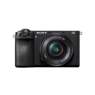 Abbildung von Sony Alpha 6700 Spiegellose APS C Digitalkamera inkl. 16 50mm Power Zoom Objektiv, KI basierter Autofokus, 5 Achsen Bildstabilisierung, 4k 120p Video, neigbares Touch Display, Webcam