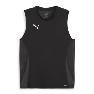 Abbildung von Puma Teamgoal Sleeveless Top, Herren, Größe: Medium, Black/white/flat dark gray