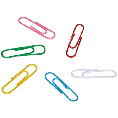 Abbildung von Verzinkte Büroklammer, 32mm, Bunt, Packung mit 100