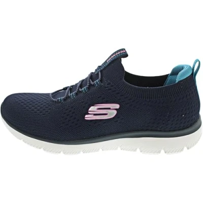Abbildung von Skechers Summits Sneaker low, Damen, Größe: 37, Navy/teal/pink Schuhe