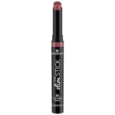 Abbildung von essence THE slim STICK, Lippenstift, Nr. 105, Violett, langanhaltend, pflegend, Expressergebnis, farbintensiv, matt, vegan, ohne Parfüm, Alkohol, Parabene, 1er Pack (1.7g)