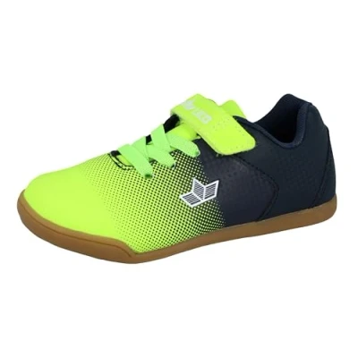 Abbildung von Lico Sambo VS Unisex Kinder Hallenturnschuh, Marine/ Lemon, 38 EU