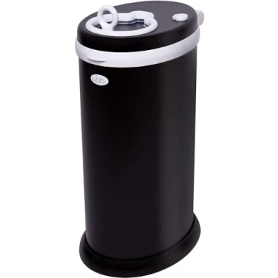 Abbildung von Ubbi Steel Diaper Pail, Odor Locking, No Special Bag Required, Award Winning, Registry Must Have, Matte Black