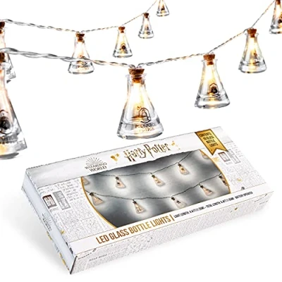 Abbildung von Harry Potter LED Lichterkette Batterie Warmweiß mit Zaubertrank Motiven, 10 Deko Licht String Lights 1.65 m