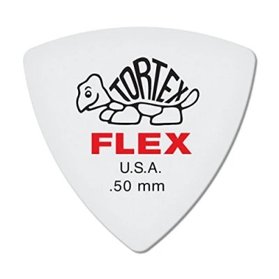 Abbildung von JIM DUNLOP Plektrum Tortex Flex Triangel 0,50mm 6 Stück